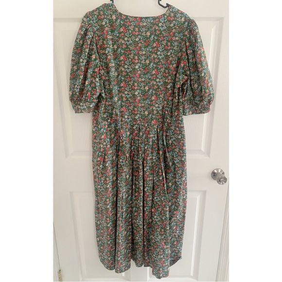 Petressa Dress Multicolor Dress Size 42 Floral Pattern Heart Buttons - Picture 2 of 7